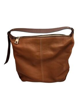 Vince Camuto Caramel Leather Shoulder Bag